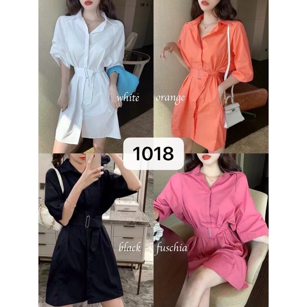 Sunny mid sleeves Dress #1018