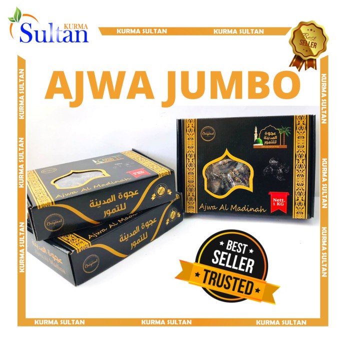 

KURMA AJWA AL-MADINAH JUMBO 1KG