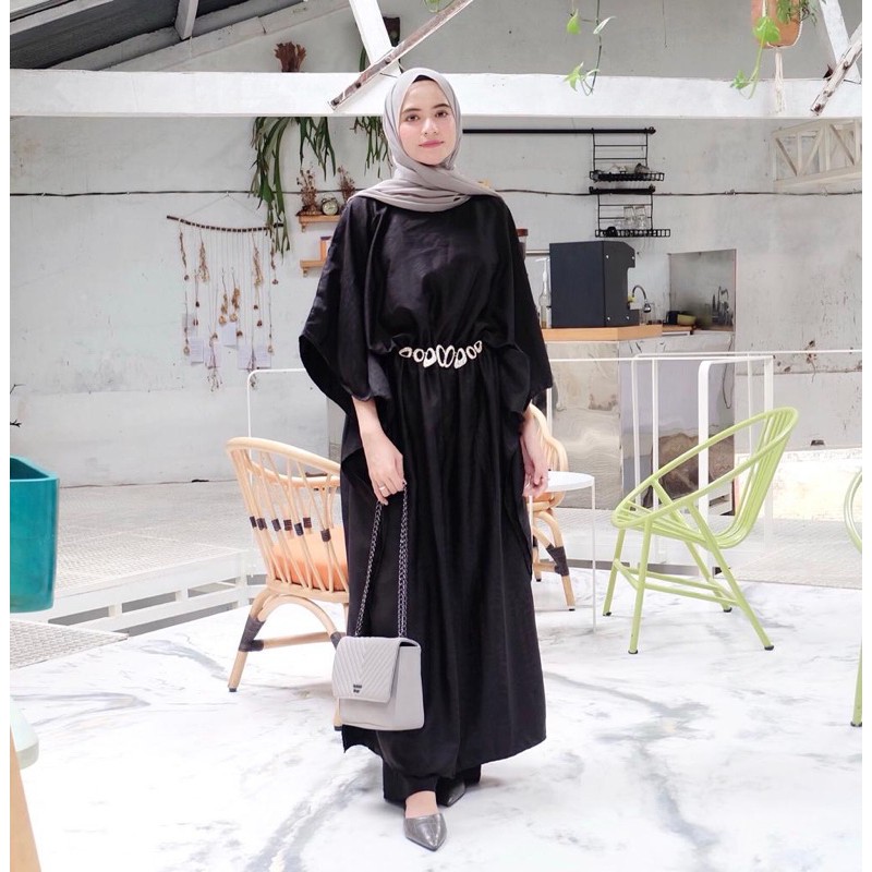 BLACK RAYA KAFTAN KALLYOUTFIT