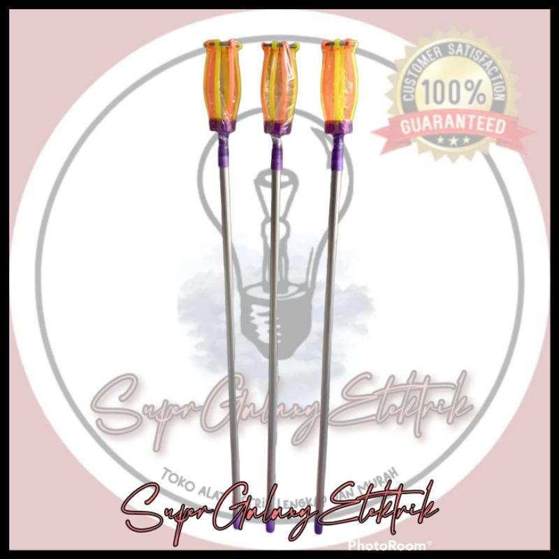 TONGKAT LAMPU STICK TONGKAT PEMASANG PENGGANTI LAMPU STIK LAMPU(SATU SET)