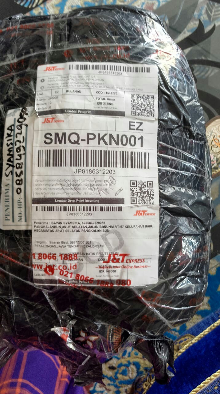 Kemeja Batik Jumbo Pria Lengan Panjang M L Xl Xxl Atasan Kemeja Batik Kondangan Pria Lengan Panjang