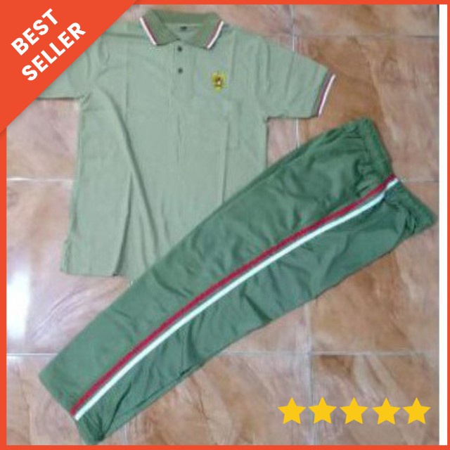 BAJU SETELAN TERAINING OLAHRAGA TNI AD-BAJU OLAHRAGA HARI JUMAT-TERAINING MILITER