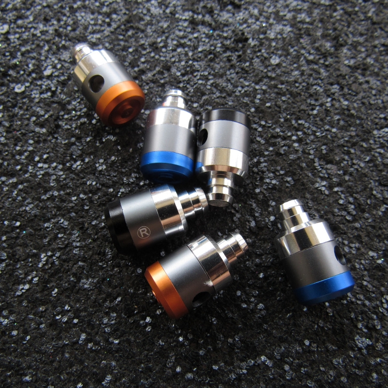 1 Pasang case metal 10mm Untuk earphone Inear Diy