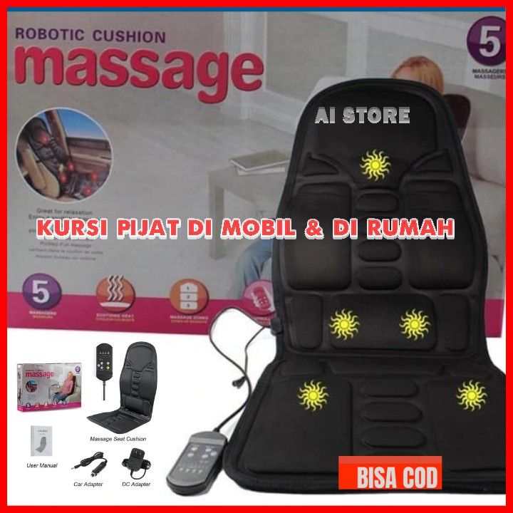 Alat Pijat ElectricTerapi Kesehatan Kursi Pijat Getar Di Mobil dan Di Rumah Robotic Cushion Massage