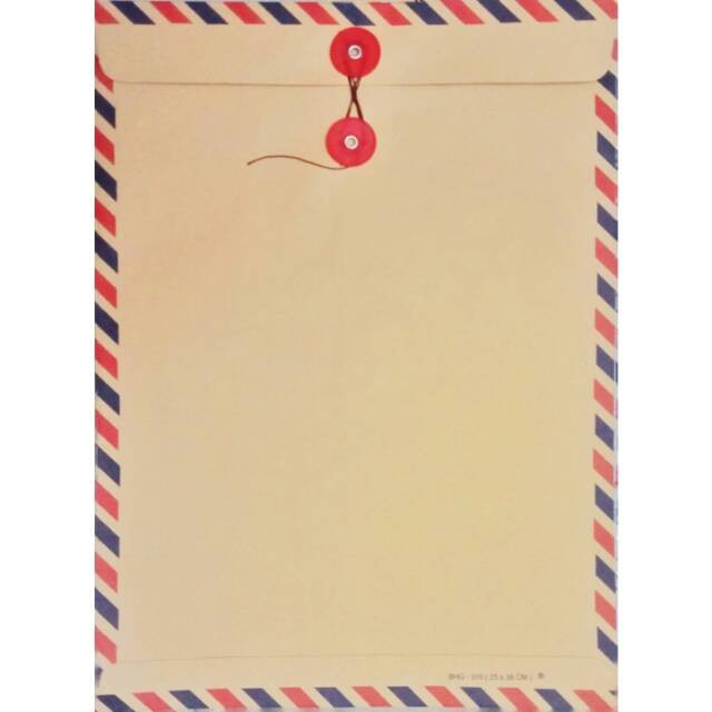 

AMPLOP COKLAT FOLIO TALI -AIRMAIL 310