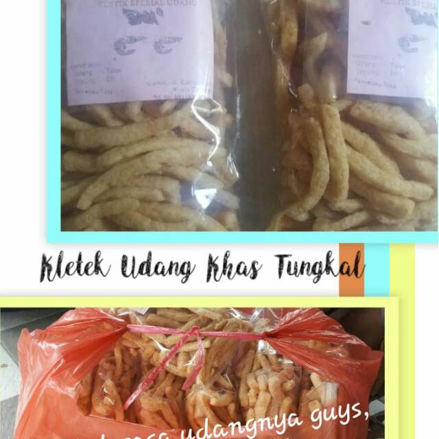 Kerupuk Kletek rasa udang khas tungkal jambi