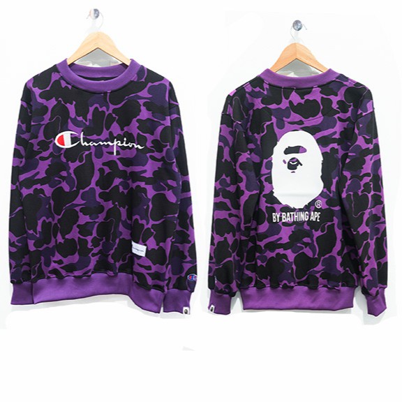 SWEATER CREWNEK CHAMPION X BAPE UNISEX