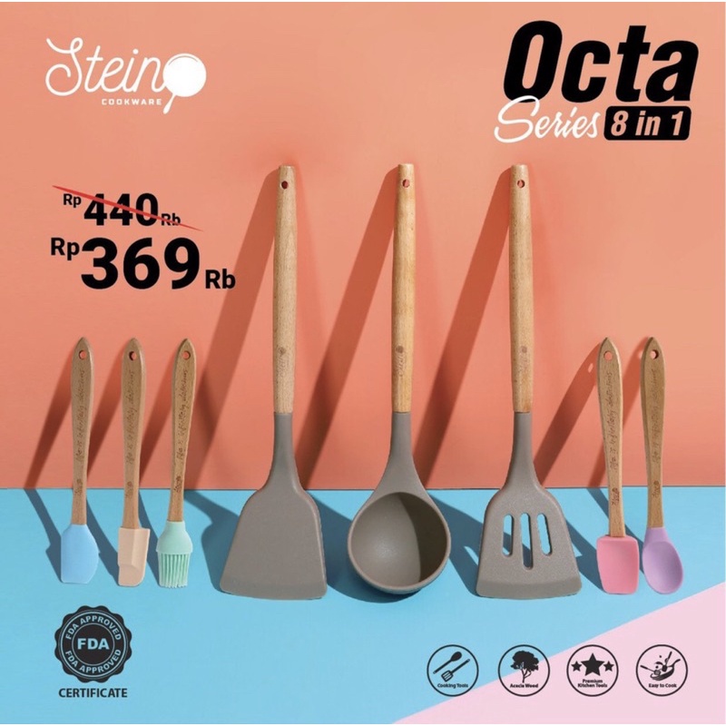 Stein Steincookware Sutil Spatula OCTA 8in1