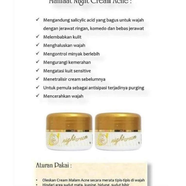 Koleksi's hari's ini night cream acne bbc H63H1 ..