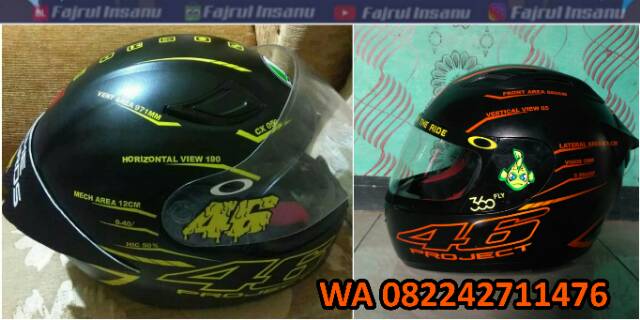 Cutting Sticker stiker 46 Project 3.0 VALENTINO ROSSI