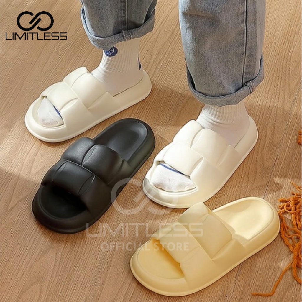 Zerolimit - Sandal Jelly Korean Style Wanita Sendal Slip On Cewek Lucu Sandal Rumah Wanita Fashionable