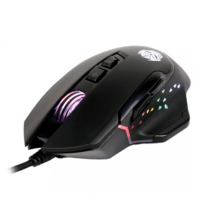 USB Wired Mouse Game Gaming Gamers RGB Macro Rexus Xiera Xierra X8 X-8 X 8 4800 DPI