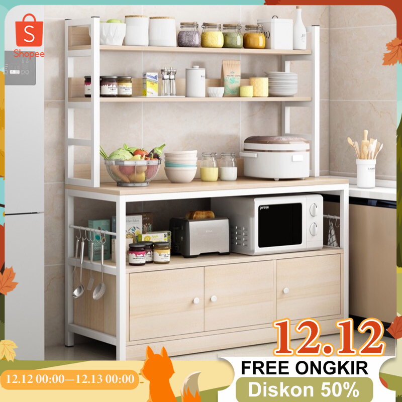 Jual Ihome Rak Dapur Susun Minimalis/Rak Oven Microwave/Rak Oven/Rak ...