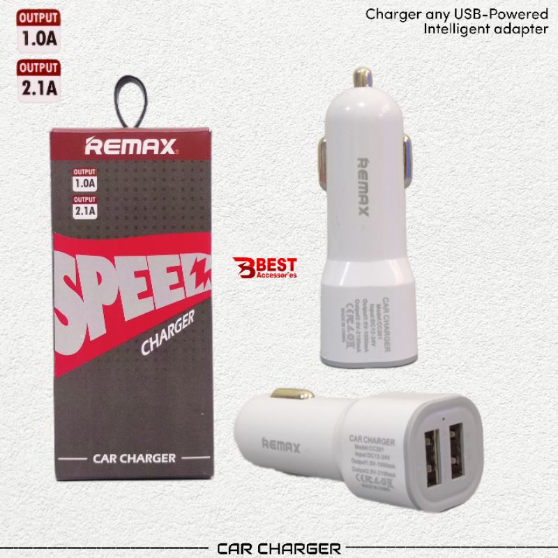 CC201 SAVER CAR Charger 2 USB adaptor Mobil batok cas HP