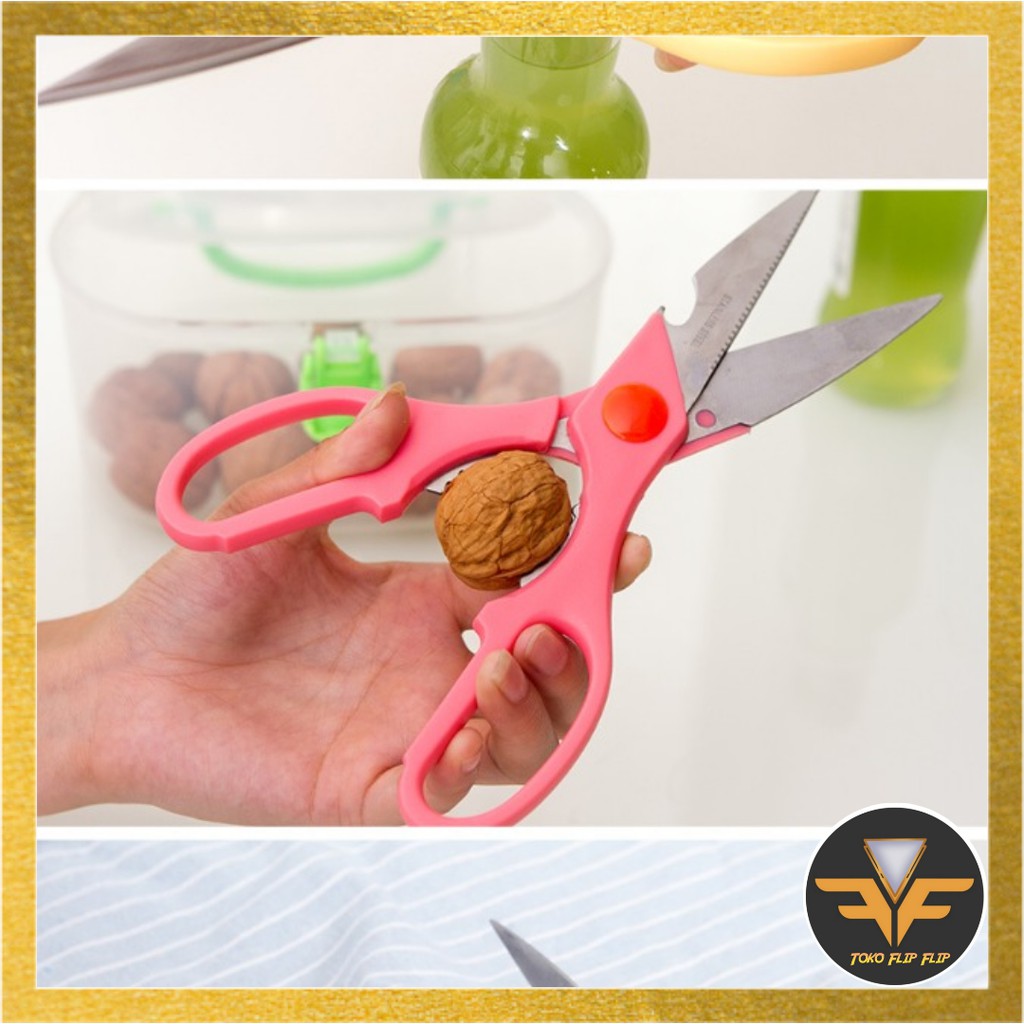 Gunting Dapur Serbaguna / Kitchen Scissor Multifunction / Gunting Dapur Multiguna dan Serbaguna