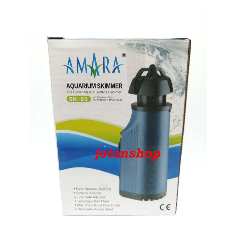 AMARA SK 03 SURFACE SKIMMER  SK03 PROTEIN SKIMER SK-03 AQUARIUM LAUT AQUASCAPE