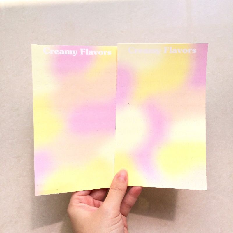 

Creamy Flavors Alphabet & Hangul Deco Sticker | Pikku Lab
