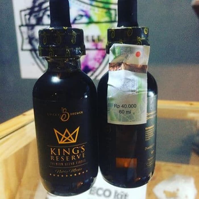 King Reserve | king's reserve Nutty Mocha 60ml 3&amp;6mg By Emkay berpita cukai