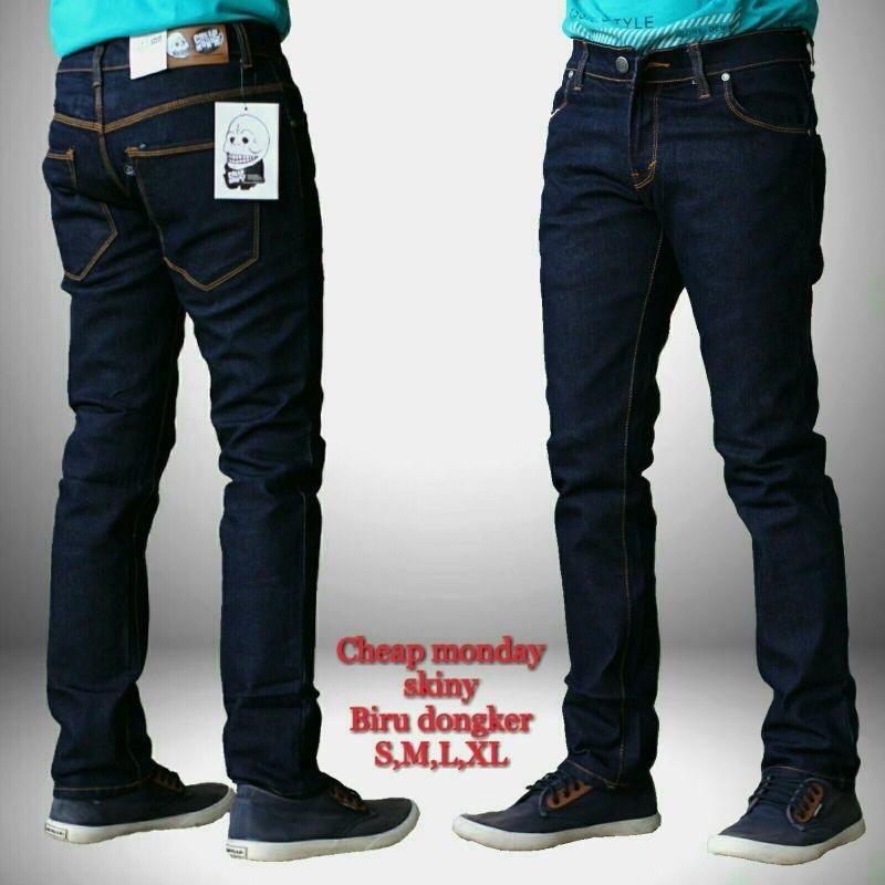 [BAYAR DI TEMPAT/COD] CELANA CHEAP MONDAY SLIM FIT PALING LARIS