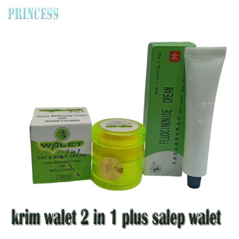 Paket Cream Walet 2in1 plus salep walet original penghilang jerawat dan flek hitam