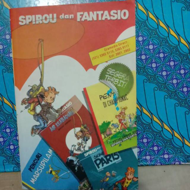 Komik Spirou dan fantasio bekas