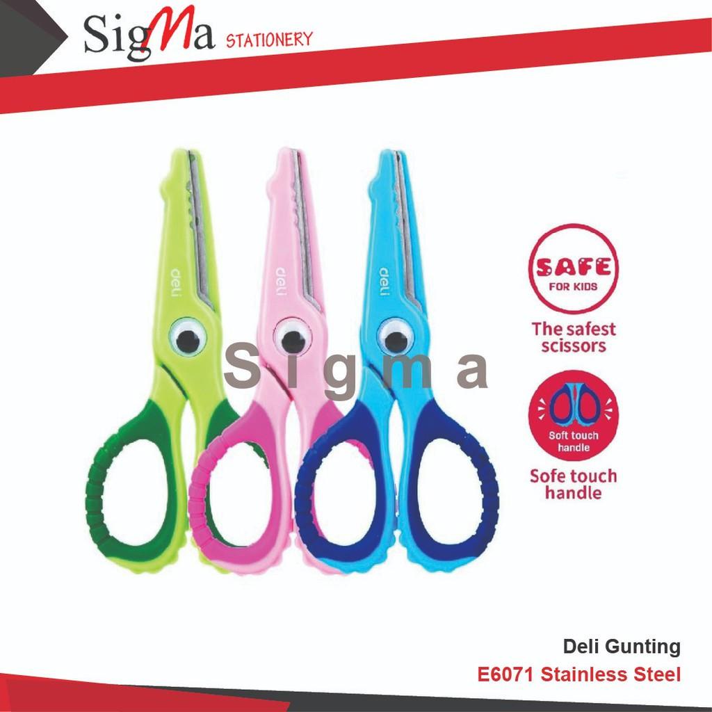 

Gunting Kertas Anak Pegangan Empuk (Soft Grip) DELI E6071 (Pcs)