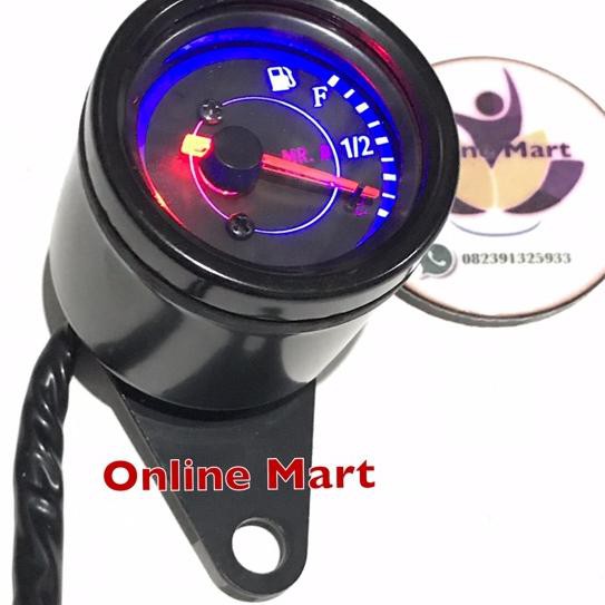 JWZC speedometer fuelmeter ampere bensin hitam variasi fuel meter Spesial Order □