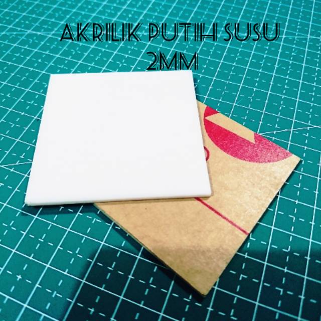 akrilik lembaran sheet putih susu 2mm