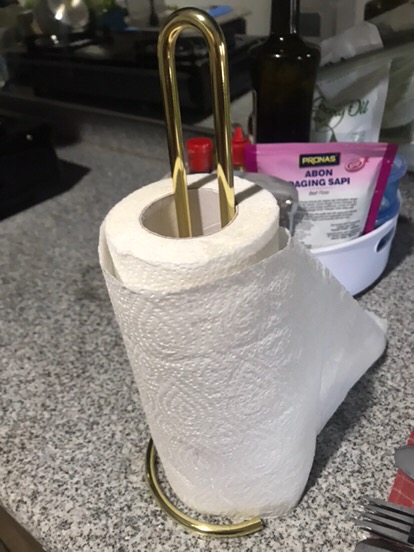 Golden Tissue Holder