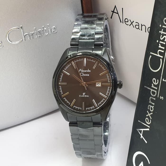 Jam Tangan Alexandre Christie AC8560 AC 8560 Fullblack Original Cewek Model Terbaru