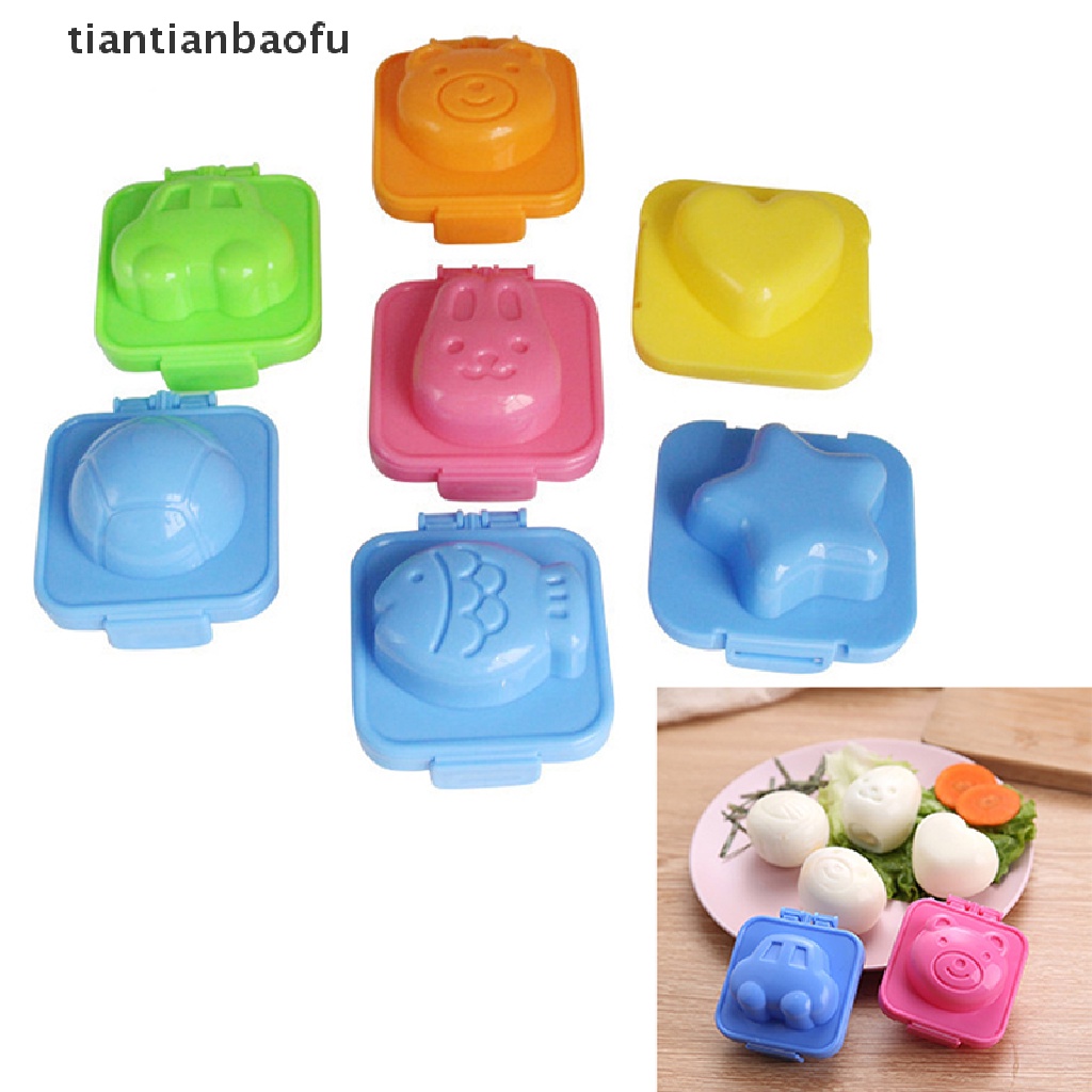 2 Pcs Cetakan Telur Bentuk Kartun Bayi 3D Untuk Aksesoris Bento