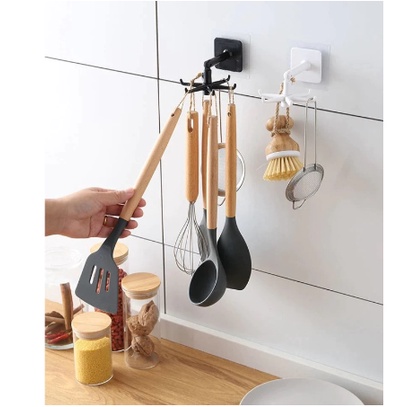 GANTUNGAN HOOK PUTAR / GANTUNGAN 360° ORGANIZER ALAT DAPUR ALAT MANDI SERBAGUNA MULTIFUNGSI