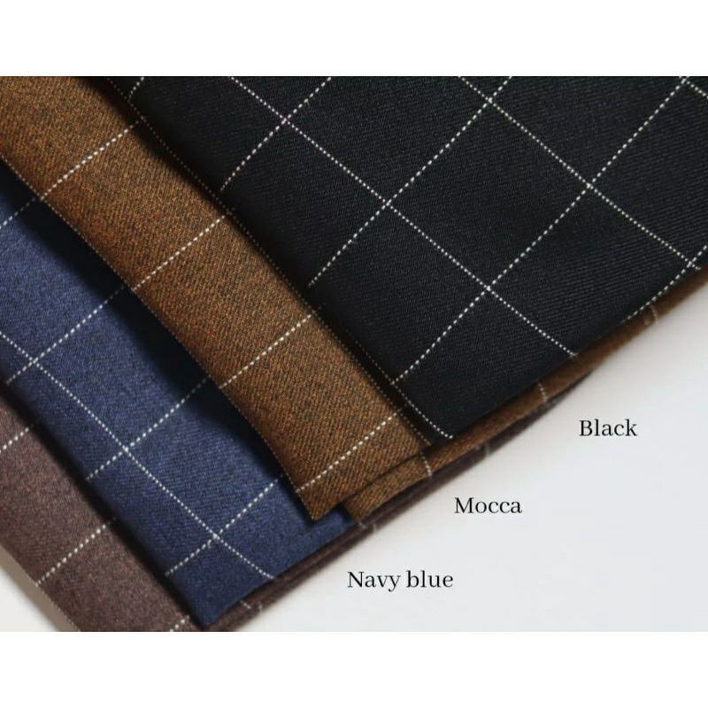 Tartan celana pendek pria dewasa-2