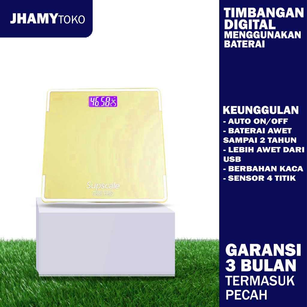 Timbangan Berat Badan Digital Timbangan Baterai Timbangan Berat Badan Murah Alat Timbangan Badan Digital Kuat Sampai 180 KG-5