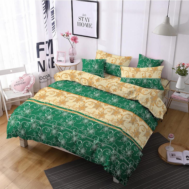 SPREI DISPERS 180X200 MTF GREEN FLORAL