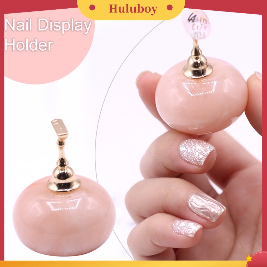 Huluboy Huluboy♡ Stand Holder Display Kuku Palsu Untuk Latihan Manicure