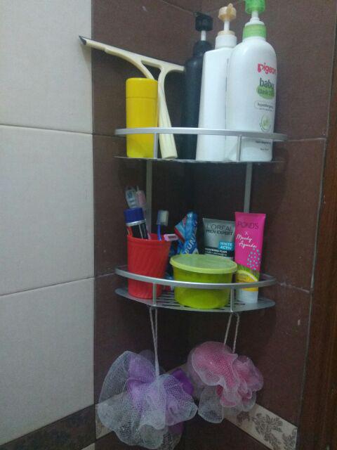 )152} Rak Sabun, Rak Kamar Mandi,..rak Sudut Kamar Mandi &