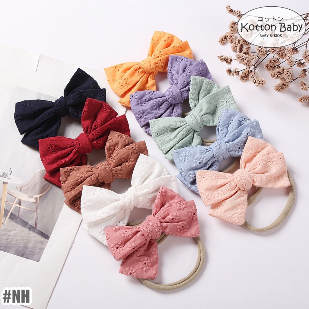 0-3 thn | Bandana bayi headband premium import pita anak perempuan catalog QUIN NH