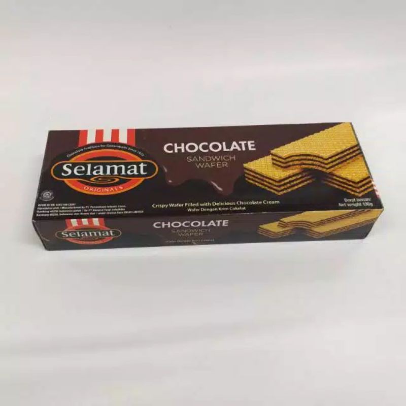 

selamat wafer chocolate 198 gr