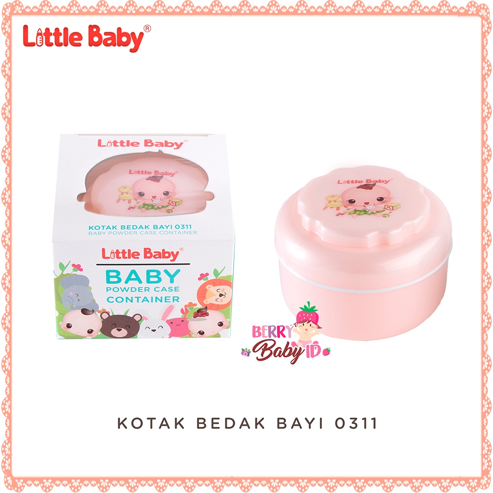 Little Baby Tempat Bedak Bayi Kotak Bedak Bulat #0311 Berry Mart