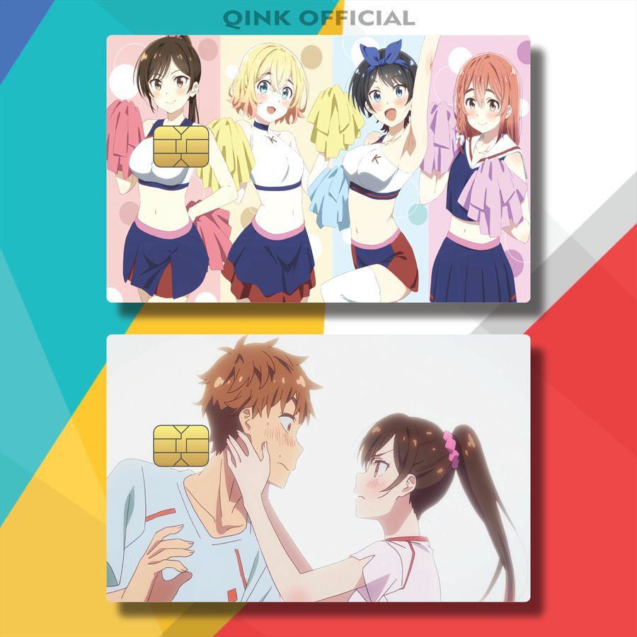 SKIN CARD MINI YAEMORI RENT A GIRLFRIEND QPMT3/G8PPF/ STICKER KTP RUKA SARASHINA KANOJO OKARISHIMASU