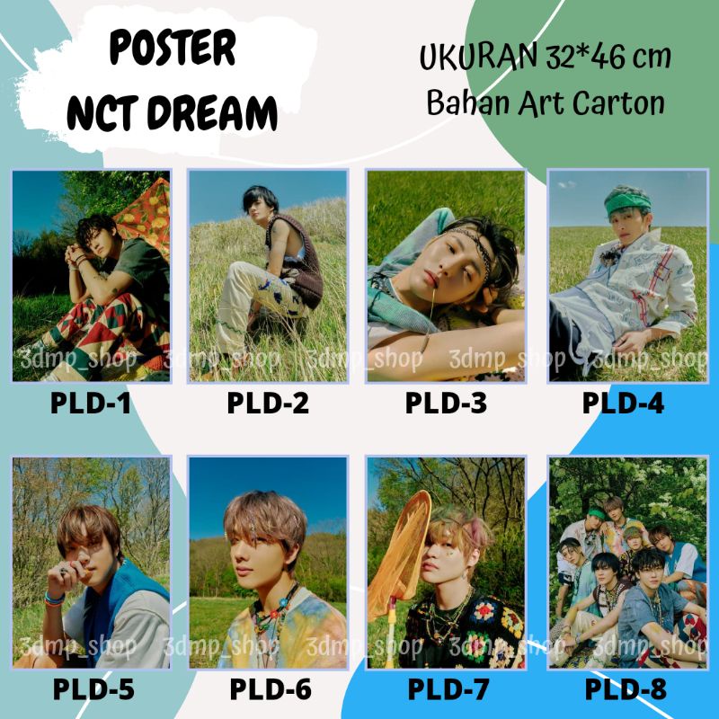 Poster NCT Dream Hello future jaemin chenle jisung renjun jeno mark haechan