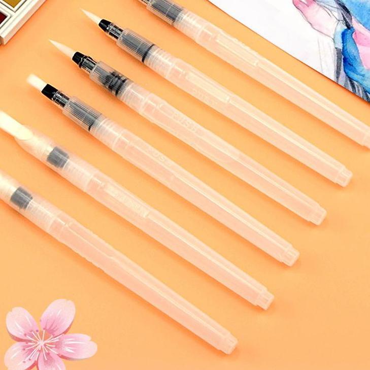 

Sudah READY.. Olla Water Pen Set - Kuas Pena untuk Cat Air (Isi 6) - CP3