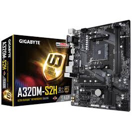 Motherboard Gigabyte GA-A320M-S2H (AM4, AMD Promontory A320, DDR4, USB3.1, SATA3)