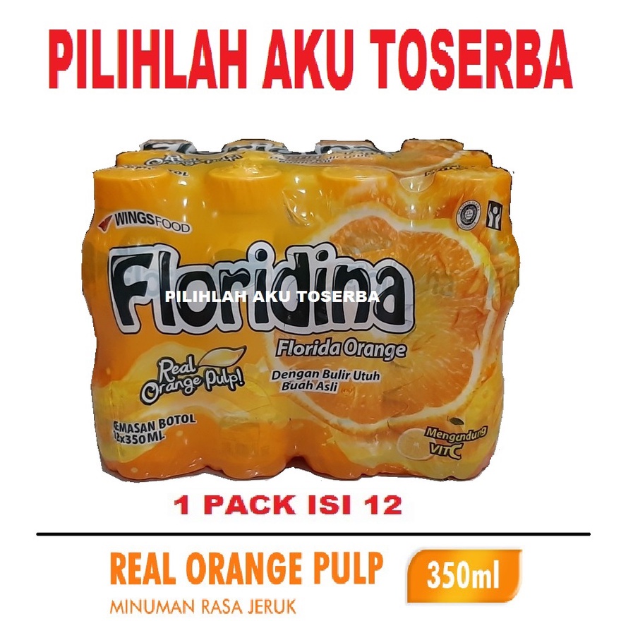 FLORIDINA Orange / Jeruk 350 m - (1 pack isi 12 btl)