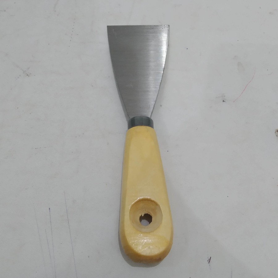 Scraper scrapper kape spatula gagang kayu 2inch / 5cm