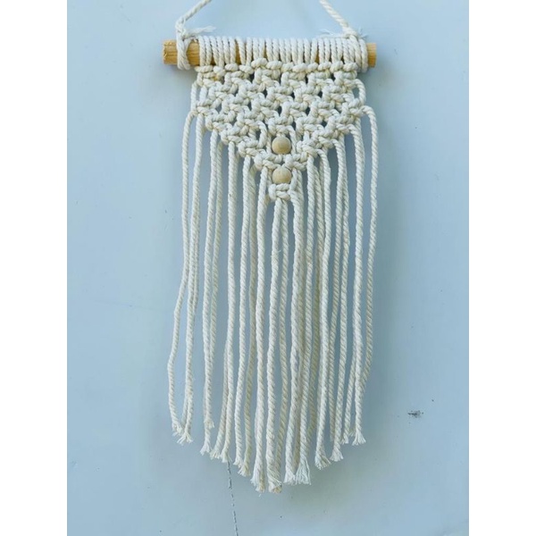 READY STOK) macrame Hiasan dinding mini monte / macrame wall hanging/ dekorasi rumah