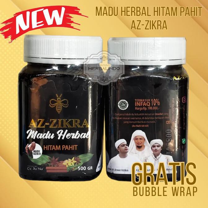 

Madu Azzikra Hitam Pahit Az Zikra 500Gr - Herbal Hitam