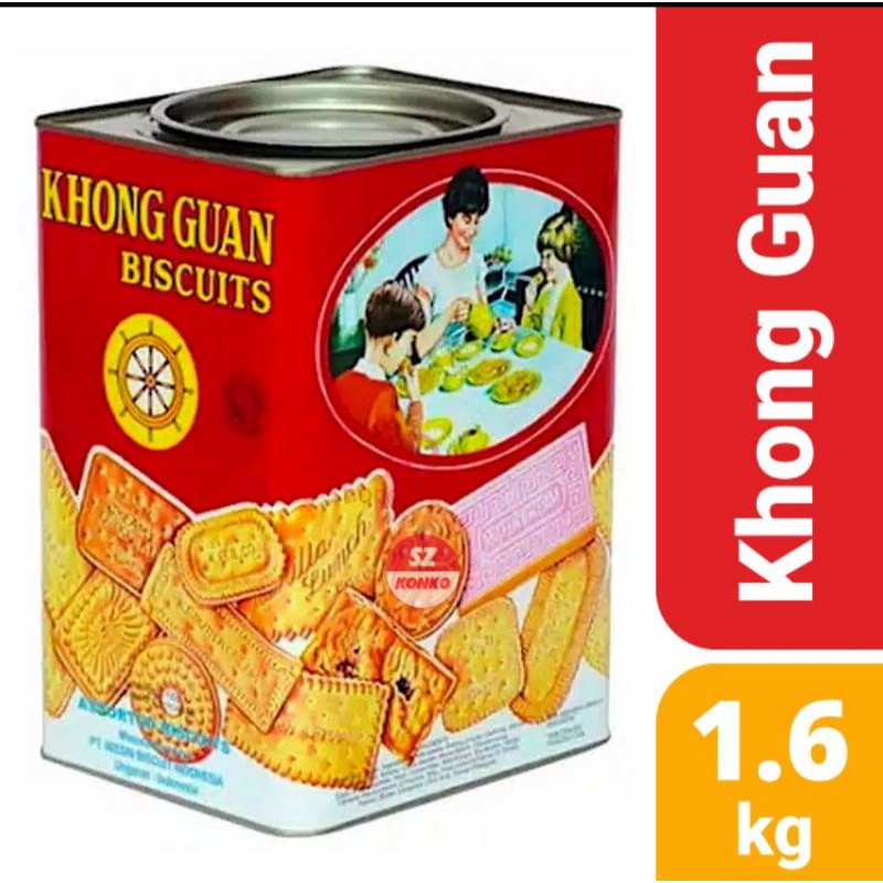 

khong guan biskuit 1600 gram