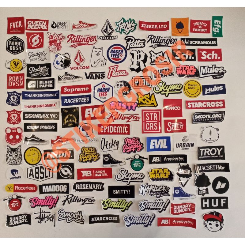 

Paket isi 25 pcs Random/acak pembelian tidak bisa pilih brand distro bahan graftac anti air